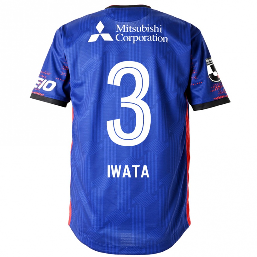 גברים כדורגל Yuki Iwata #3 לבן שחור ג'רזי ביתית 2025/26