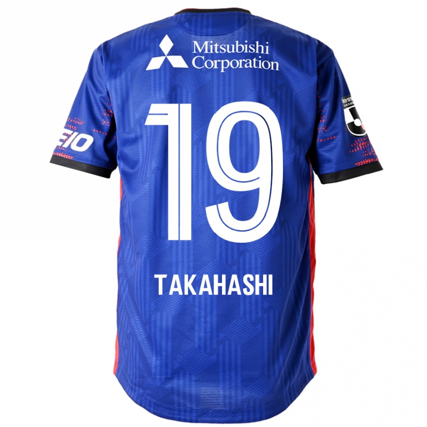 גברים כדורגל Yuya Takahashi #19 לבן שחור ג'רזי ביתית 2025/26