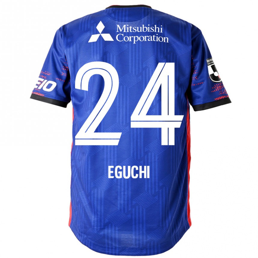 גברים כדורגל Kaito Eguchi #24 לבן שחור ג'רזי ביתית 2025/26