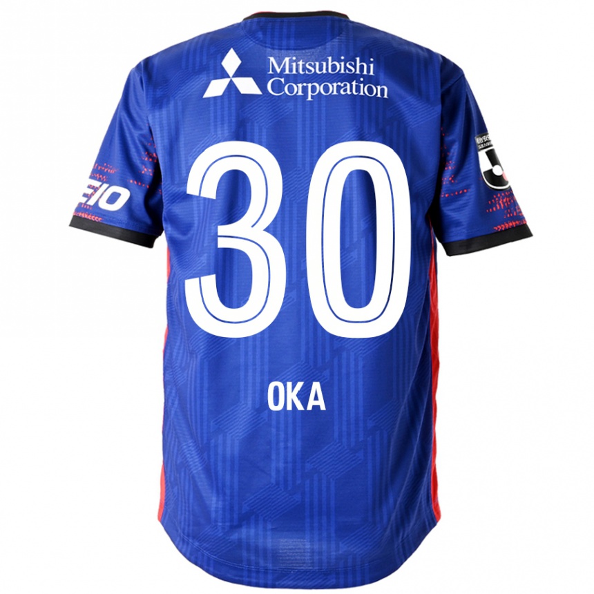 גברים כדורגל Teppei Oka #30 לבן שחור ג'רזי ביתית 2025/26