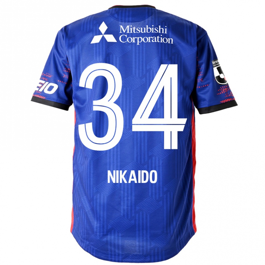 גברים כדורגל Rintaro Nikaido #34 לבן שחור ג'רזי ביתית 2025/26