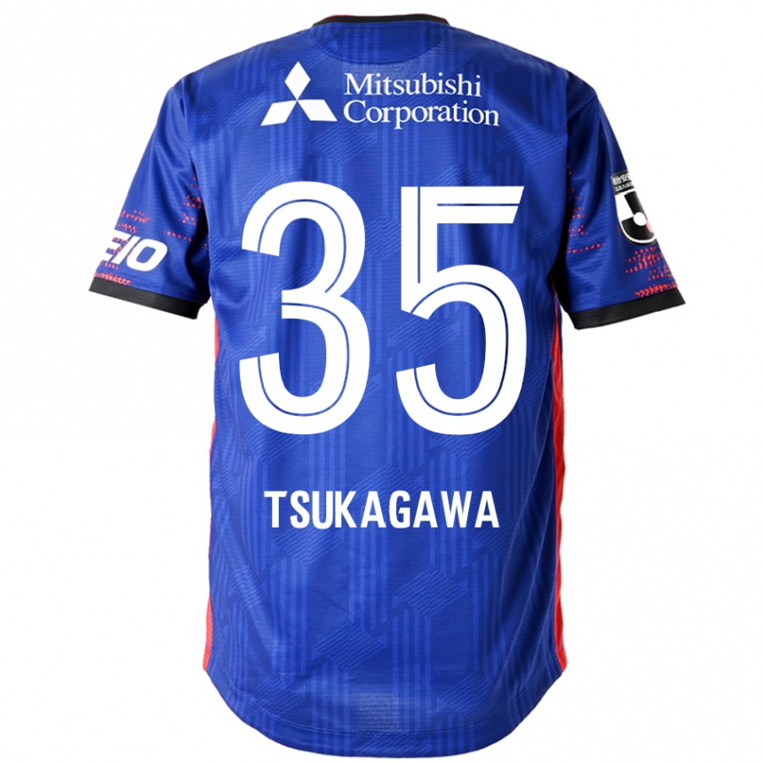 גברים כדורגל Koki Tsukagawa #35 לבן שחור ג'רזי ביתית 2025/26