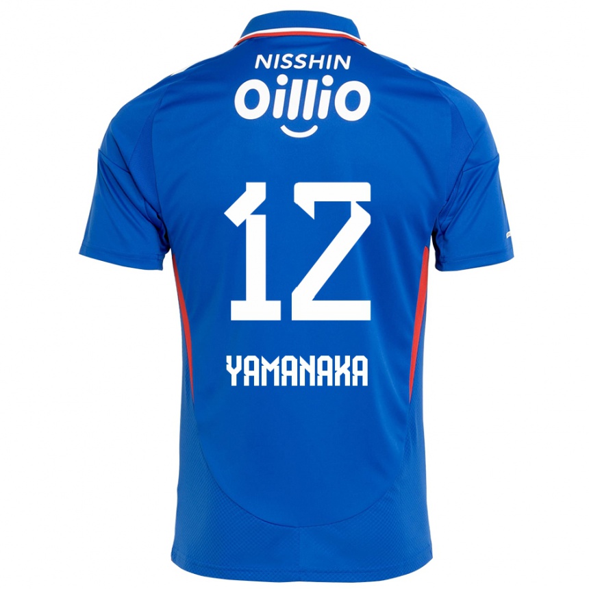 גברים כדורגל Yuki Yamanaka #12 כחול מלכותי לבן ג'רזי ביתית 2025/26