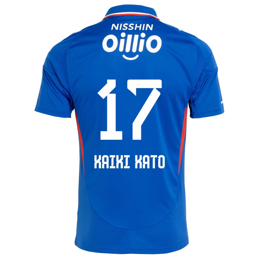 גברים כדורגל Kaiki Kato #17 כחול מלכותי לבן ג'רזי ביתית 2025/26
