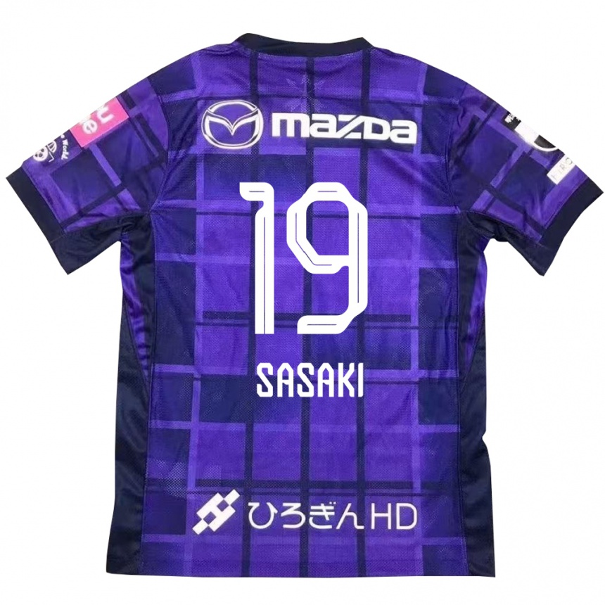 גברים כדורגל Sho Sasaki #19 לבן כתום ג'רזי ביתית 2025/26