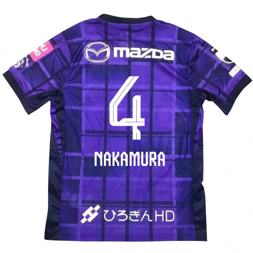 גברים כדורגל Kaede Nakamura #4 לבן כתום ג'רזי ביתית 2025/26