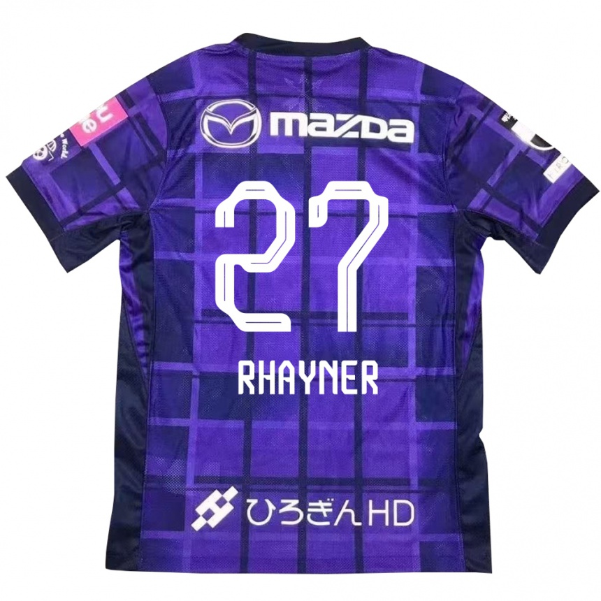 גברים כדורגל Rhayner #27 לבן כתום ג'רזי ביתית 2025/26