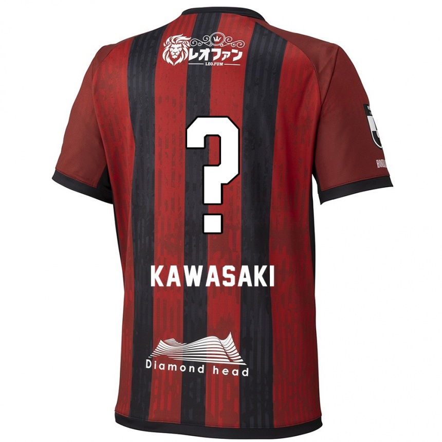 גברים כדורגל Kanta Kawasaki #0 כחול אדום ג'רזי ביתית 2025/26