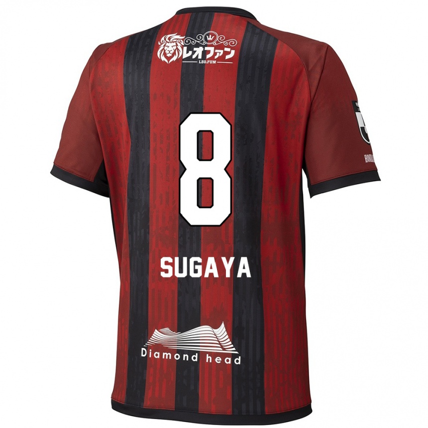 גברים כדורגל Shuto Sugaya #8 כחול אדום ג'רזי ביתית 2025/26