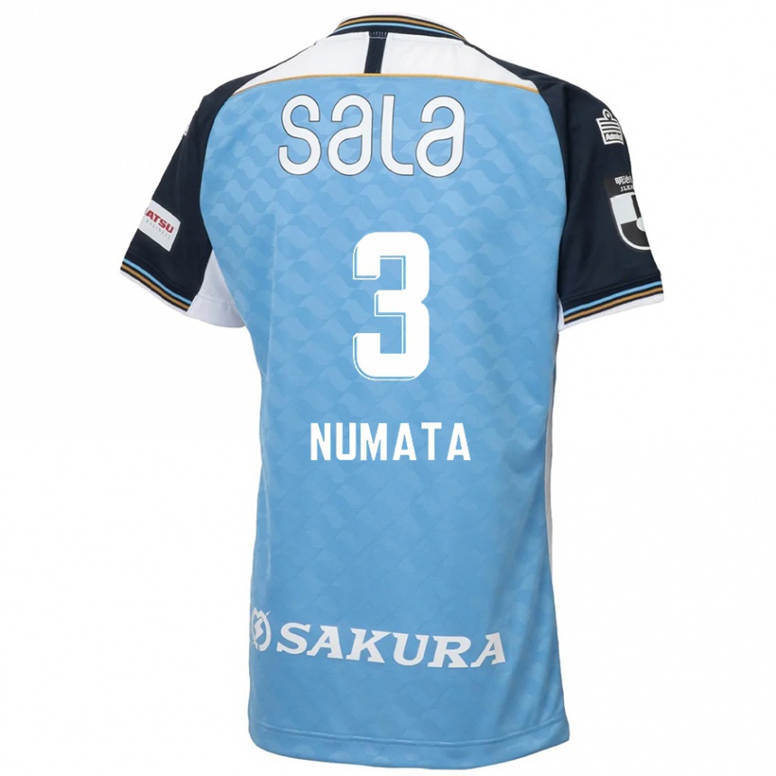 גברים כדורגל Taiki Numata #3 לבן שחור ג'רזי ביתית 2025/26