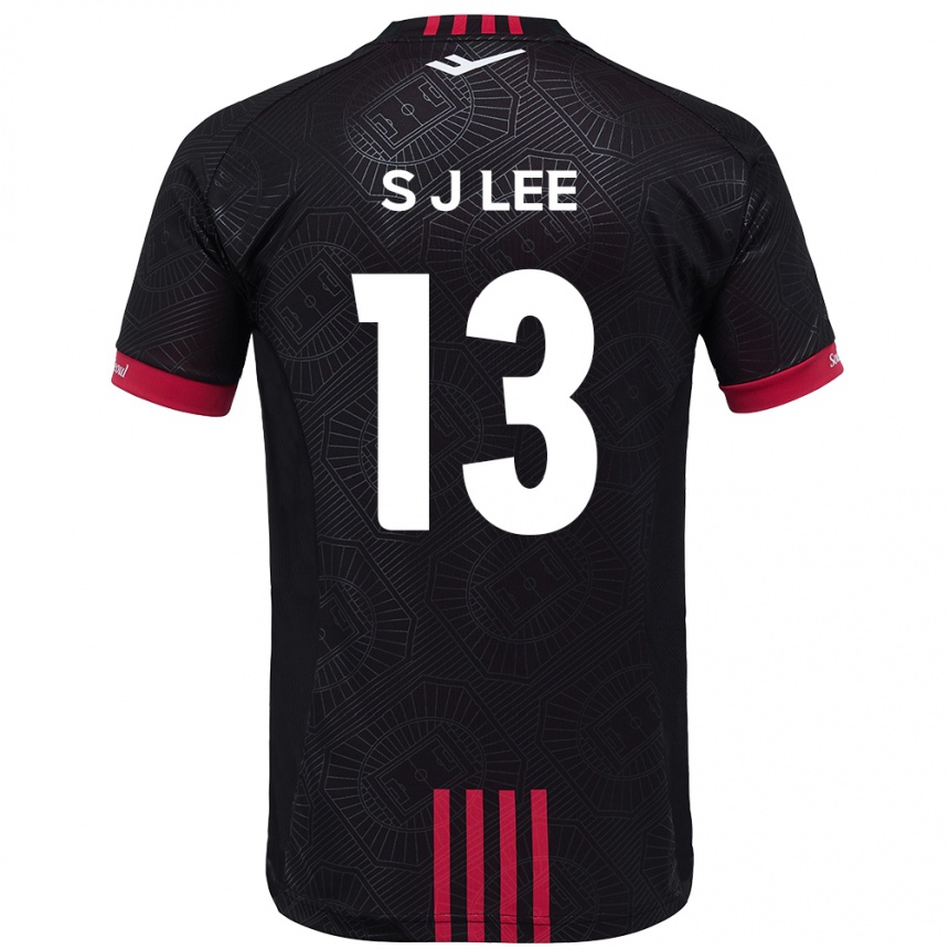 גברים כדורגל Seo-Jun Lee #13 לבן שחור ג'רזי ביתית 2025/26