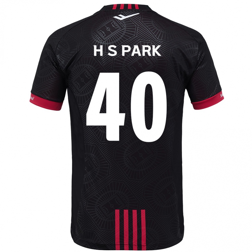 גברים כדורגל Seong-Hun Park #40 לבן שחור ג'רזי ביתית 2025/26