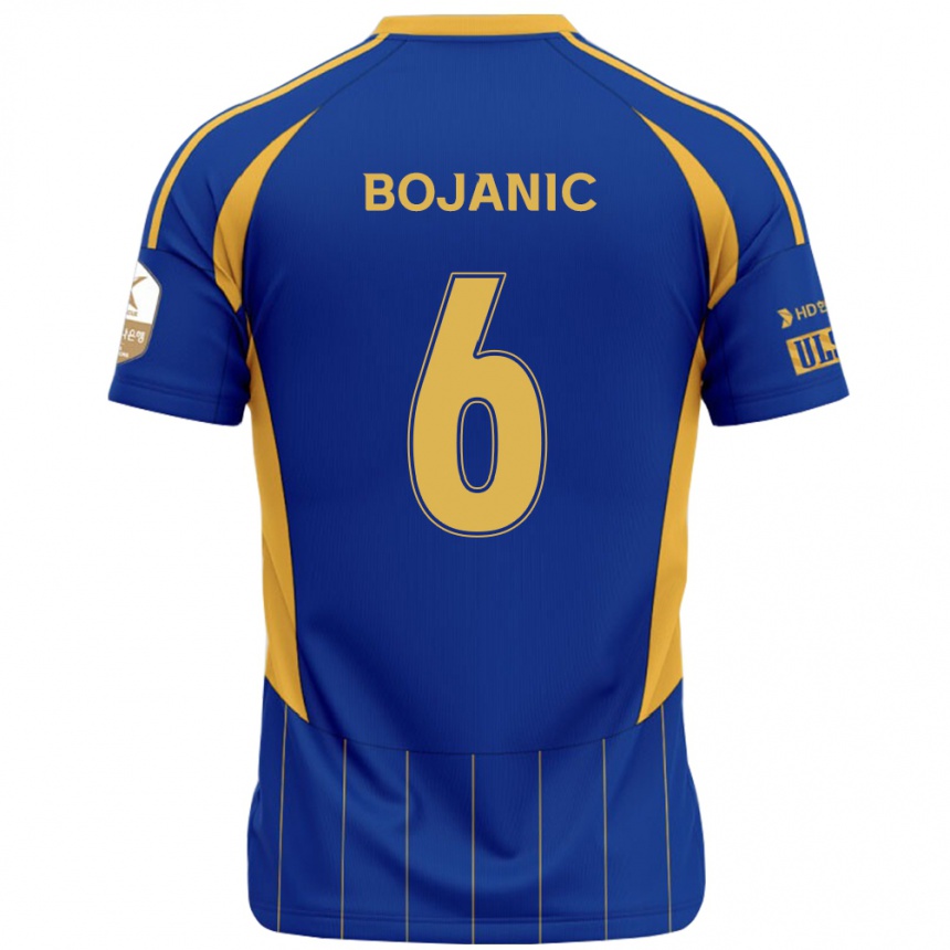 גברים כדורגל Darijan Bojanic #6 לבן תכלת שמיים ג'רזי ביתית 2025/26