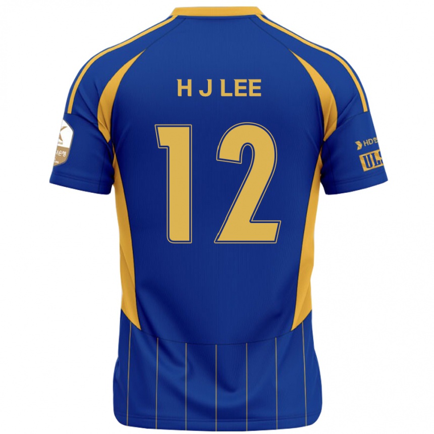 גברים כדורגל Jae-Hyung Lee #12 לבן תכלת שמיים ג'רזי ביתית 2025/26