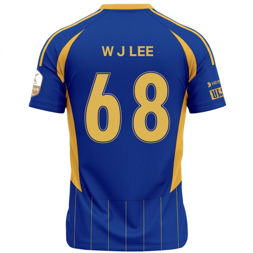 גברים כדורגל Jae-Wook Lee #68 לבן תכלת שמיים ג'רזי ביתית 2025/26