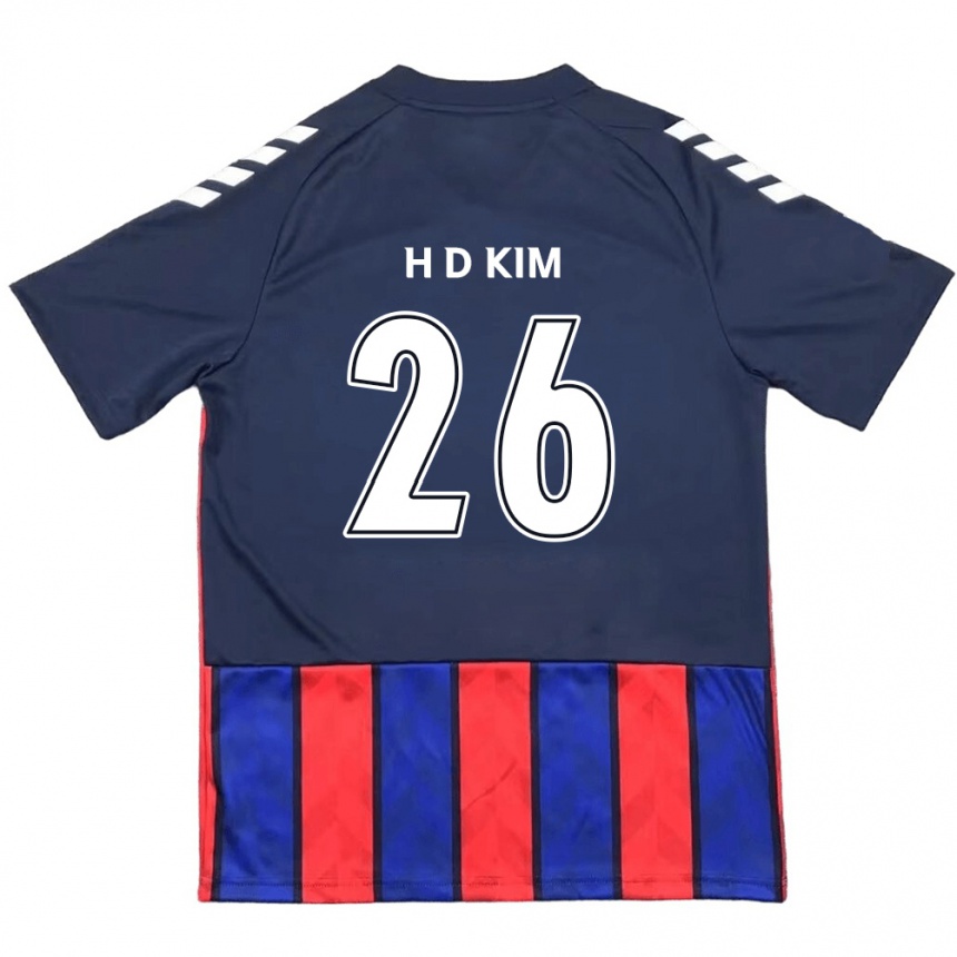 גברים כדורגל Dae-Hyun Kim #26 לבן פנינה אדום ג'רזי ביתית 2025/26