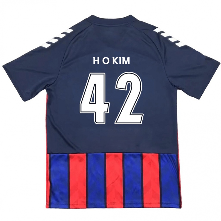 גברים כדורגל One-Hyung Kim #42 לבן פנינה אדום ג'רזי ביתית 2025/26