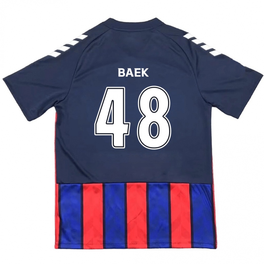 גברים כדורגל Kyeong Baek #48 לבן פנינה אדום ג'רזי ביתית 2025/26