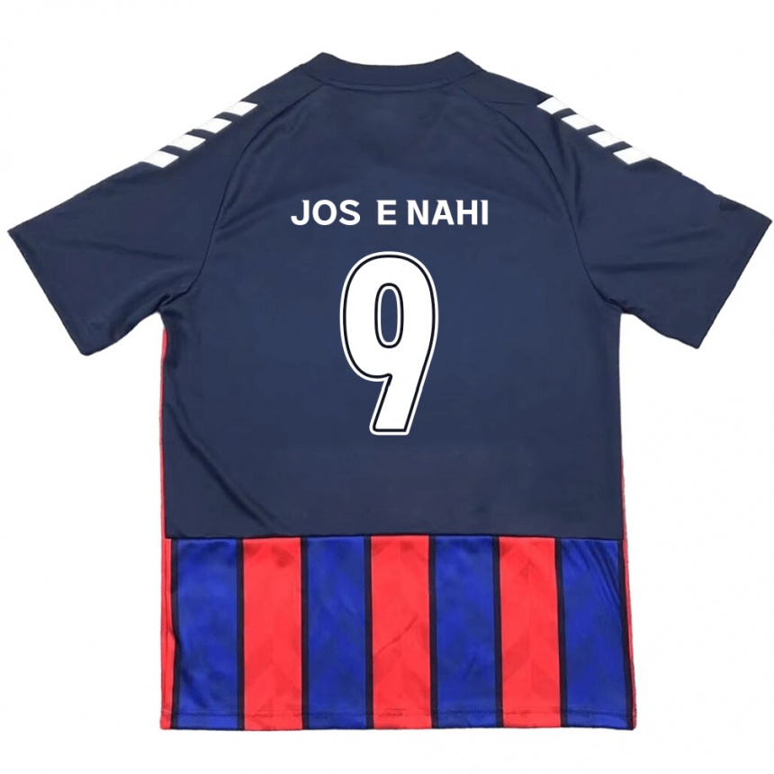 גברים כדורגל Josée Nahi #9 לבן פנינה אדום ג'רזי ביתית 2025/26