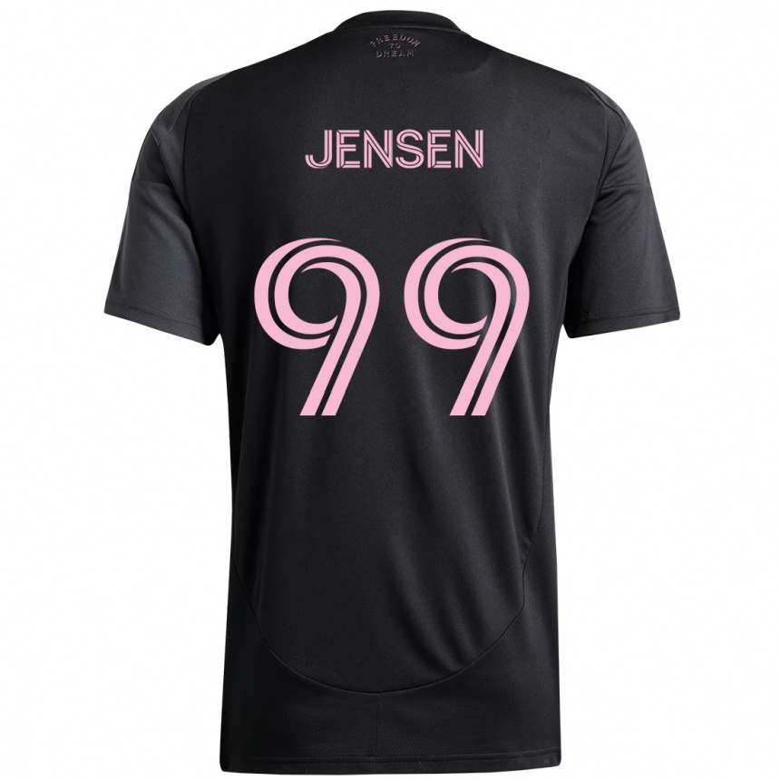 גברים כדורגל קול ג'נסן #99 ורוד שחור הרחק ג'רזי 2025/26