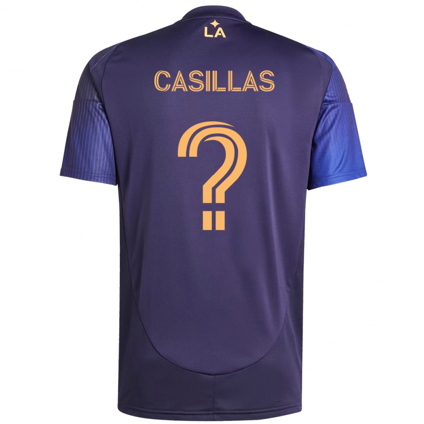 גברים כדורגל Victor Casillas #0 לבן צהוב הרחק ג'רזי 2025/26