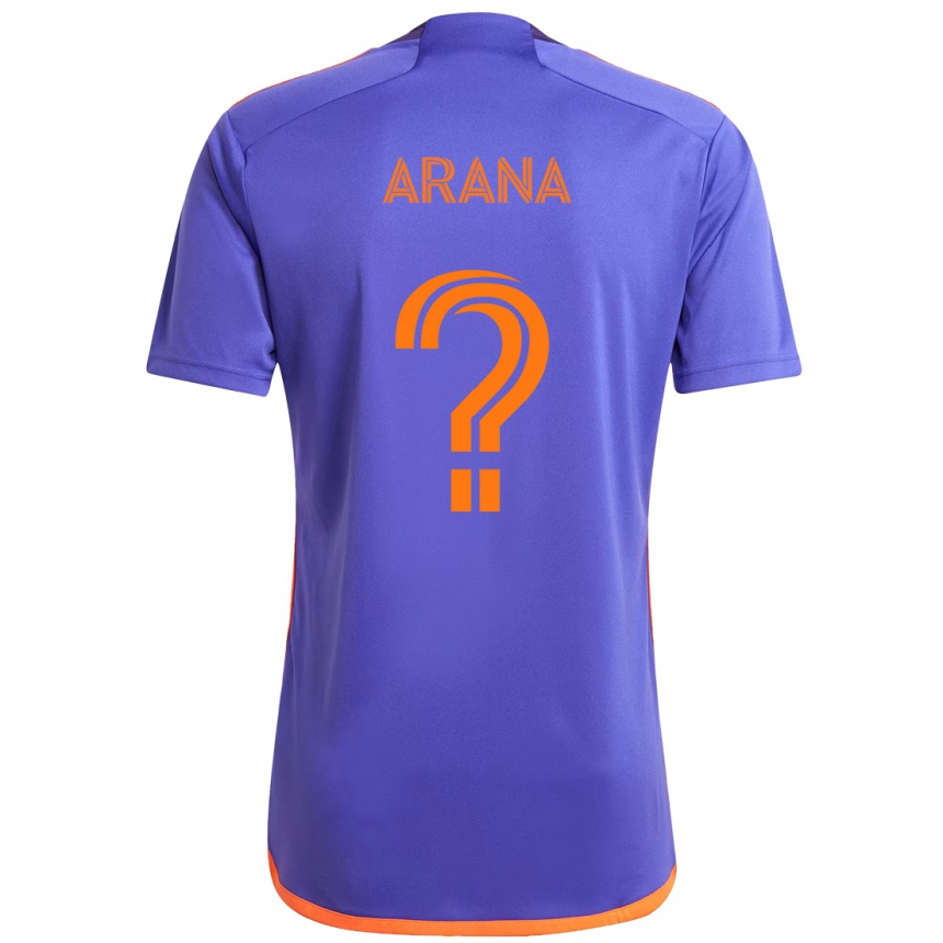 גברים כדורגל Matthew Arana #0 כתום לבן הרחק ג'רזי 2025/26