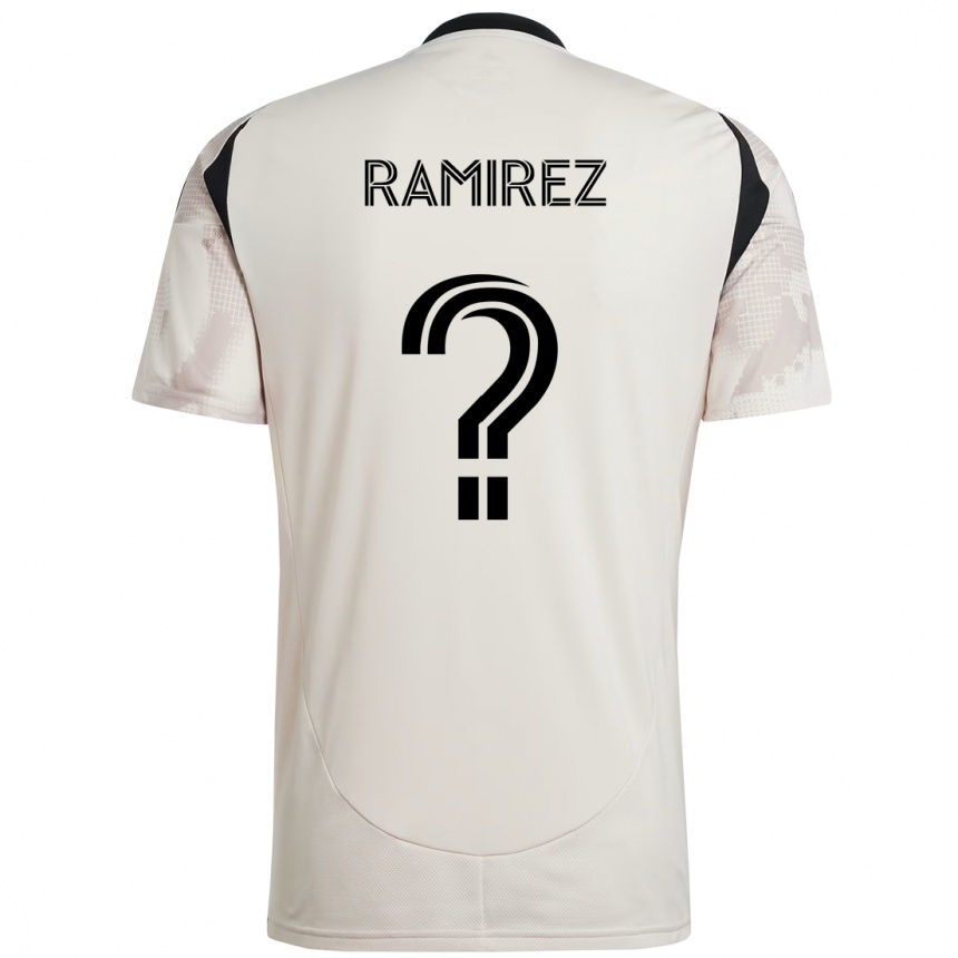 גברים כדורגל Angel Ramirez #0 אדום שחור הרחק ג'רזי 2025/26