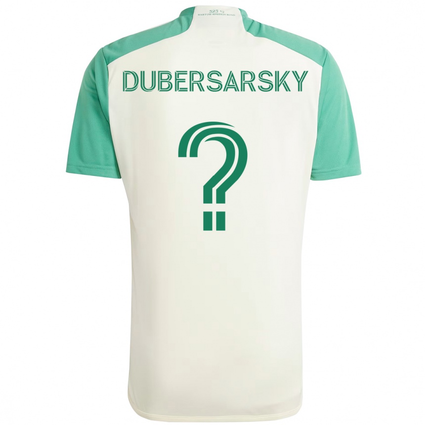 גברים כדורגל Nicolás Dubersarsky #0 ירוק שחור הרחק ג'רזי 2025/26