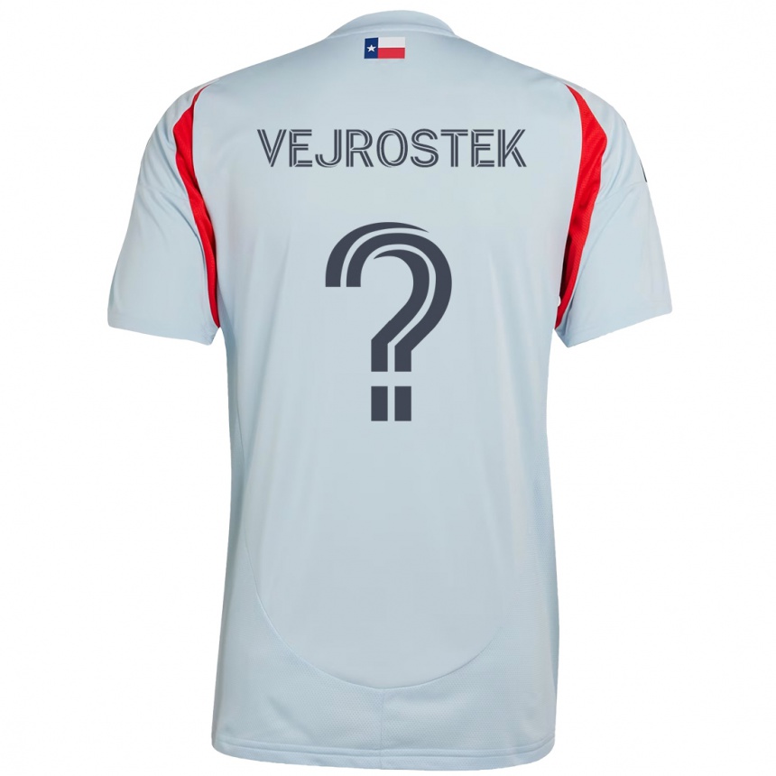 גברים כדורגל Liam Vejrostek #0 תכלת אדום הרחק ג'רזי 2025/26