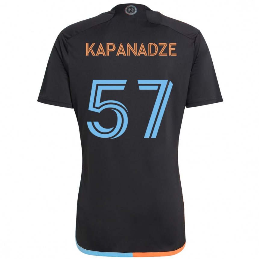 גברים כדורגל Nicholas Kapanadze #57 תכלת הרחק ג'רזי 2025/26