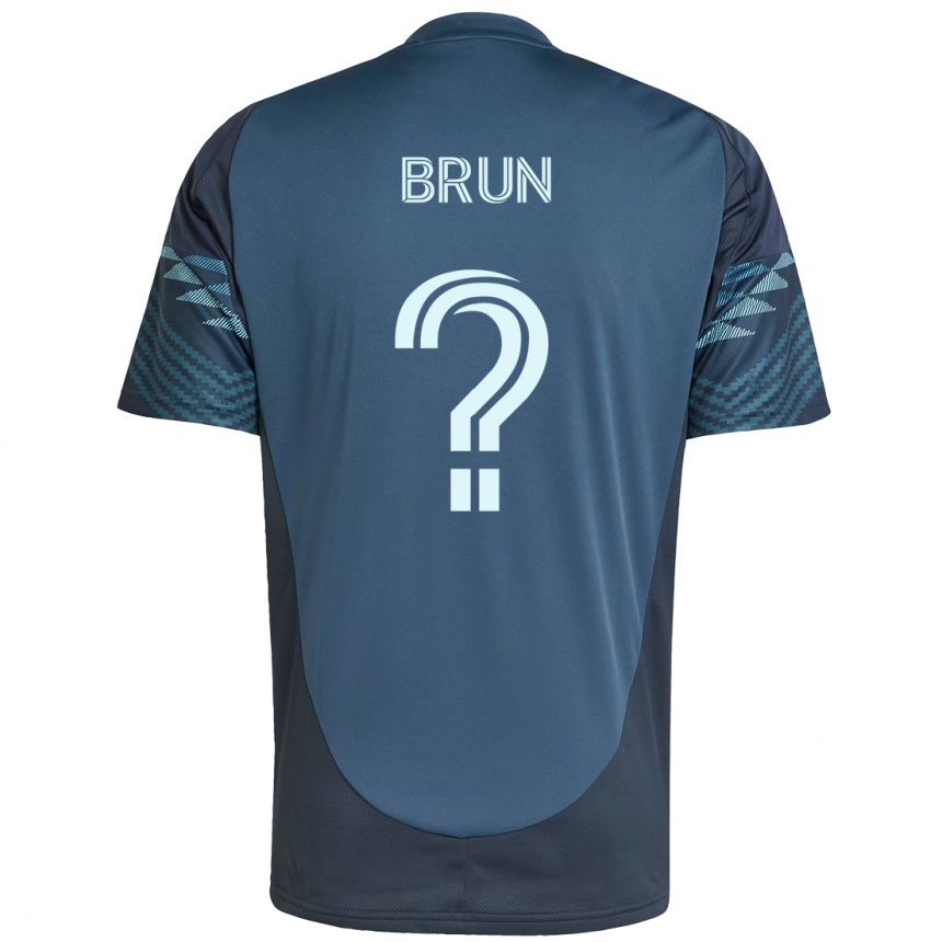 גברים כדורגל Shaun Brun #0 ירוק לבן הרחק ג'רזי 2025/26