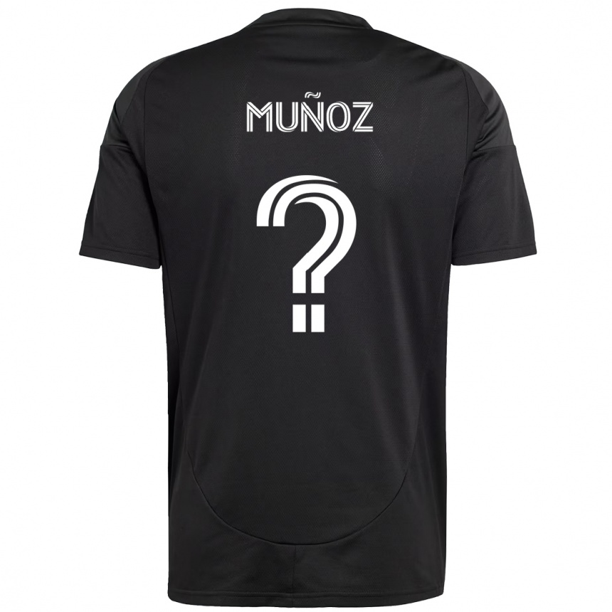 גברים כדורגל Jeremiah Muñoz #0 תכלת שמיים לבן הרחק ג'רזי 2025/26