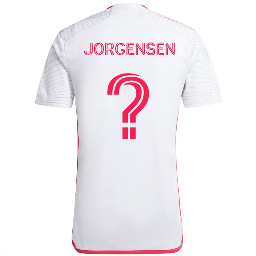 גברים כדורגל Owen Jorgensen #0 מג'נטה לבן הרחק ג'רזי 2025/26