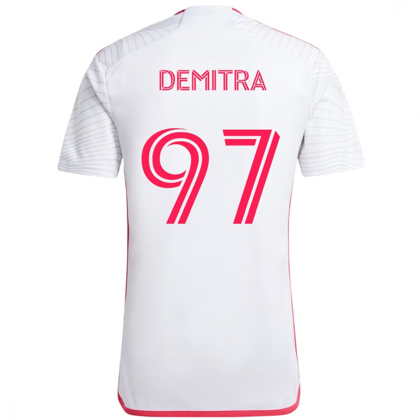 גברים כדורגל Lucas Demitra #97 מג'נטה לבן הרחק ג'רזי 2025/26
