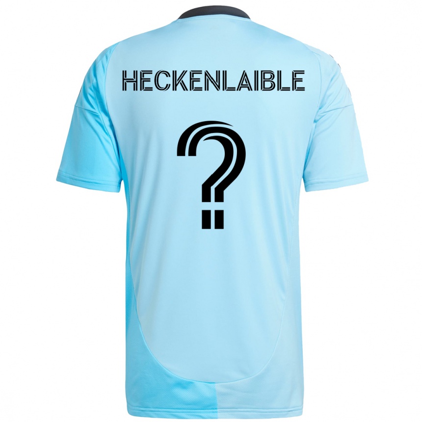 גברים כדורגל Andrew Heckenlaible #0 שחור כחול הרחק ג'רזי 2025/26