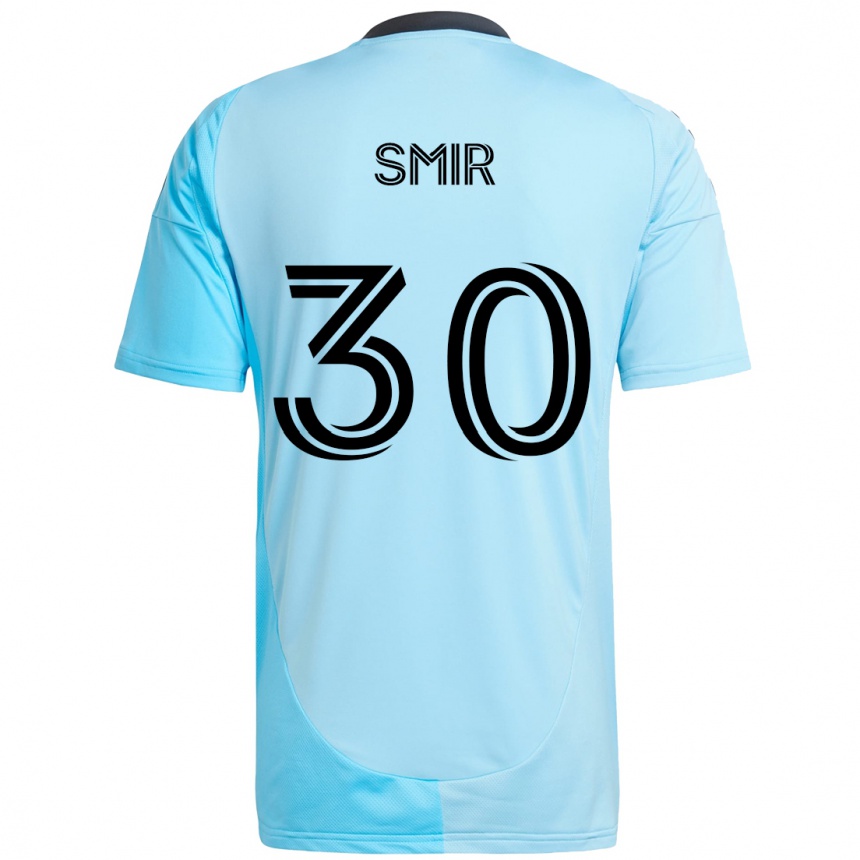 גברים כדורגל אלק סמיר #30 שחור כחול הרחק ג'רזי 2025/26