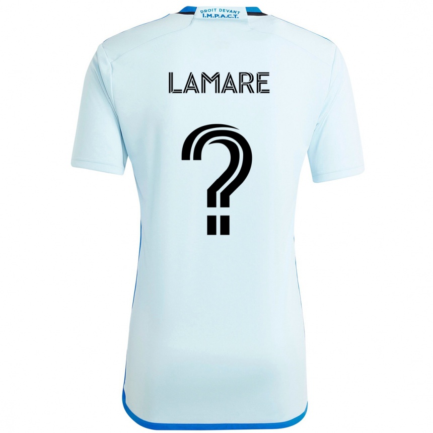 גברים כדורגל Samuel Lamare #0 כחול כהה שחור הרחק ג'רזי 2025/26