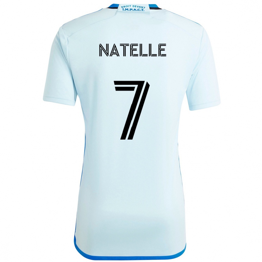 גברים כדורגל Mokbel Natelle #7 כחול כהה שחור הרחק ג'רזי 2025/26