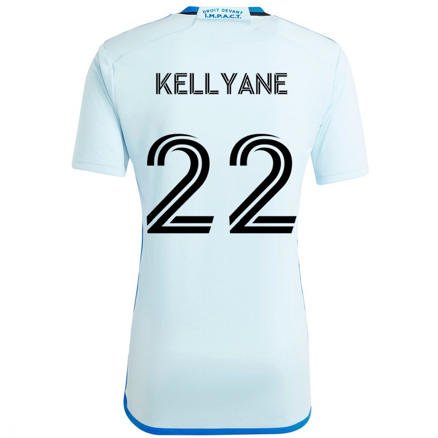 גברים כדורגל Dumas Kellyane #22 כחול כהה שחור הרחק ג'רזי 2025/26