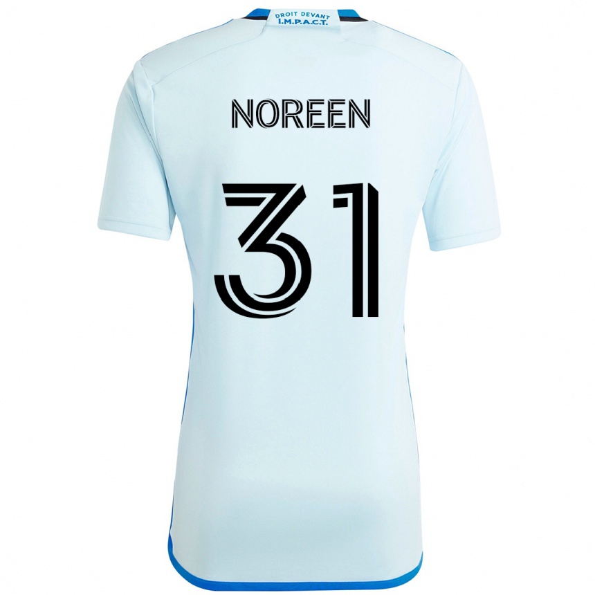 גברים כדורגל Tijhof Noreen #31 כחול כהה שחור הרחק ג'רזי 2025/26