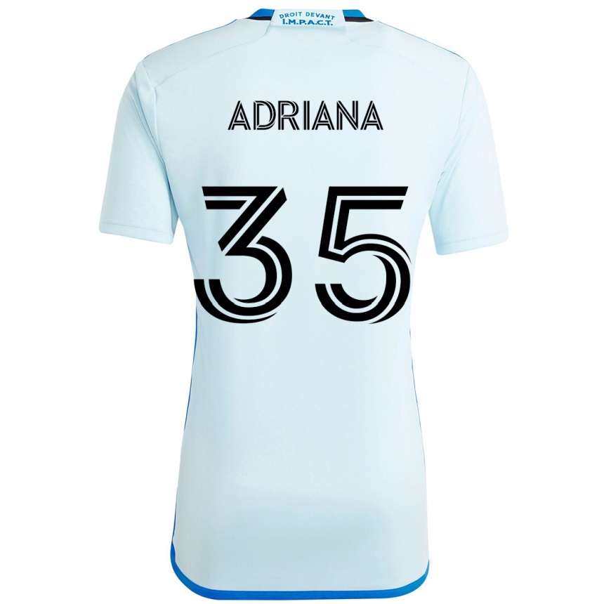 גברים כדורגל Teoli Adriana #35 כחול כהה שחור הרחק ג'רזי 2025/26