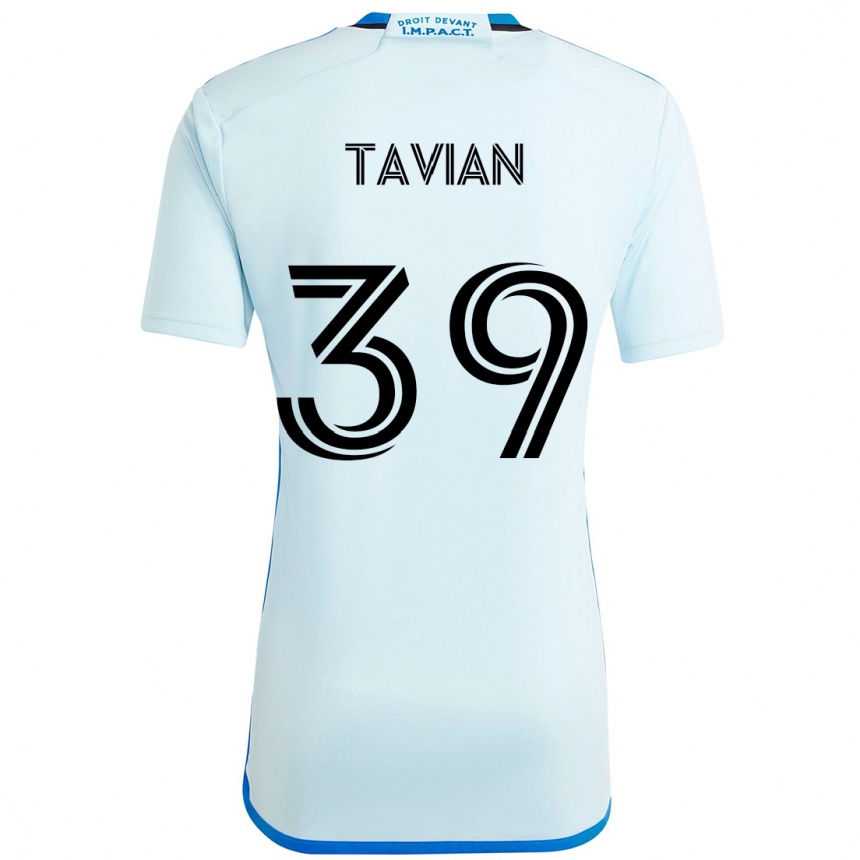גברים כדורגל Vandendort Tavian #39 כחול כהה שחור הרחק ג'רזי 2025/26
