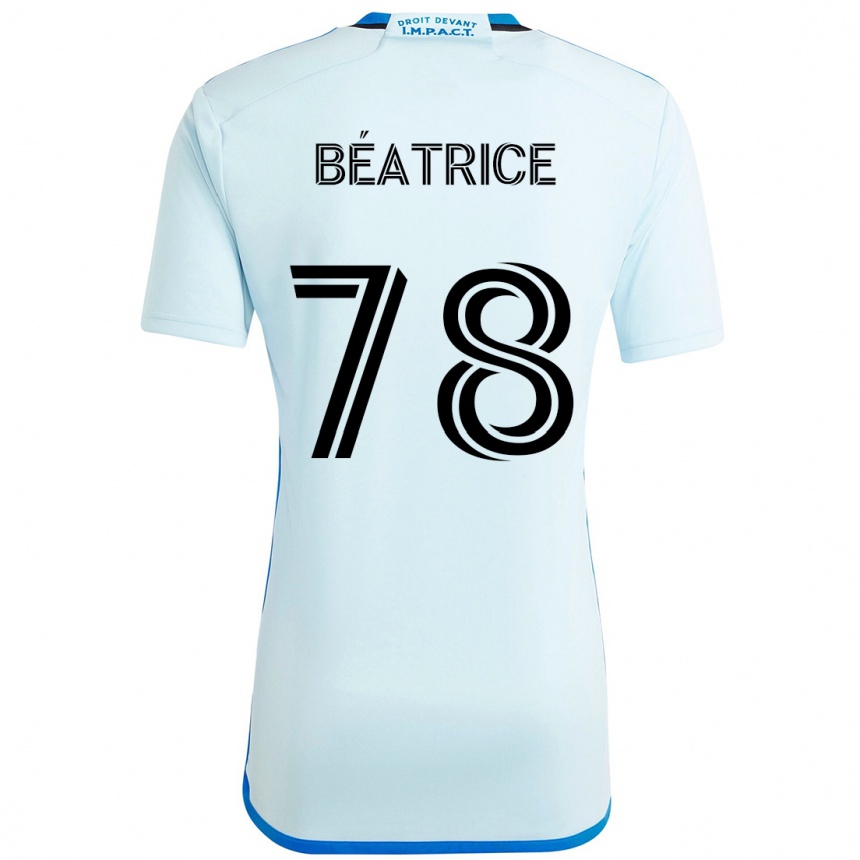 גברים כדורגל Forcier Béatrice #78 כחול כהה שחור הרחק ג'רזי 2025/26
