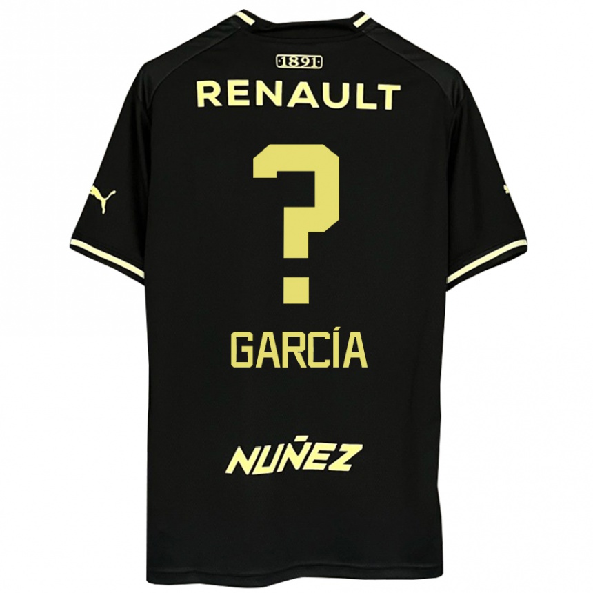 גברים כדורגל Diego García #0 צהוב שחור הרחק ג'רזי 2025/26