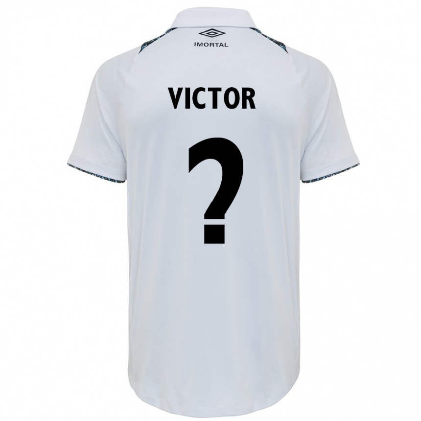 גברים כדורגל João Victor Castelo #0 כחול שחור לבן הרחק ג'רזי 2025/26