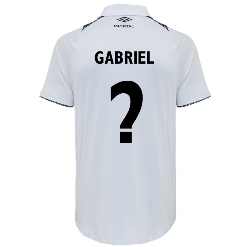 גברים כדורגל Pedro Gabriel #0 כחול שחור לבן הרחק ג'רזי 2025/26