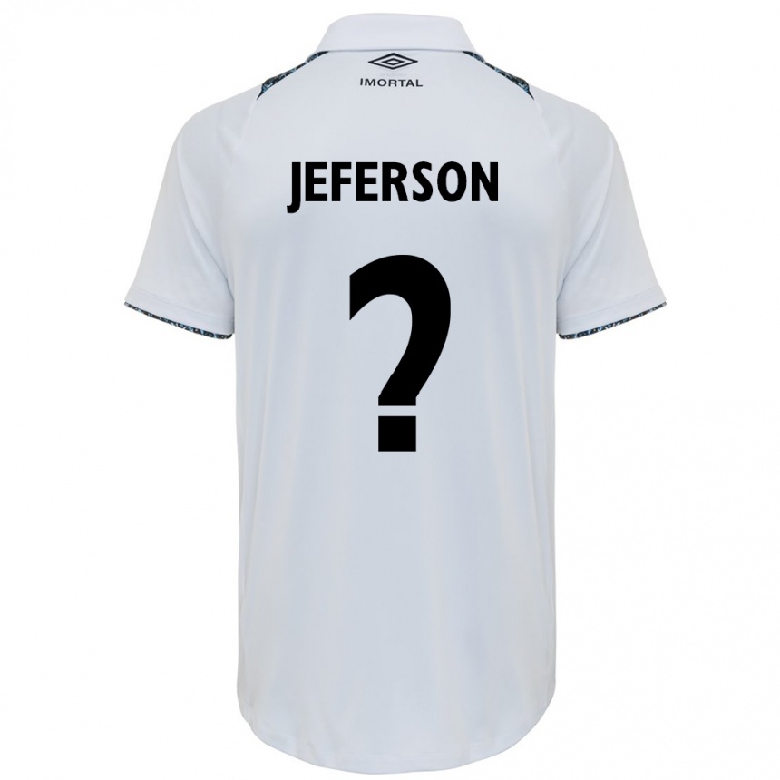 גברים כדורגל Jeferson #0 כחול שחור לבן הרחק ג'רזי 2025/26
