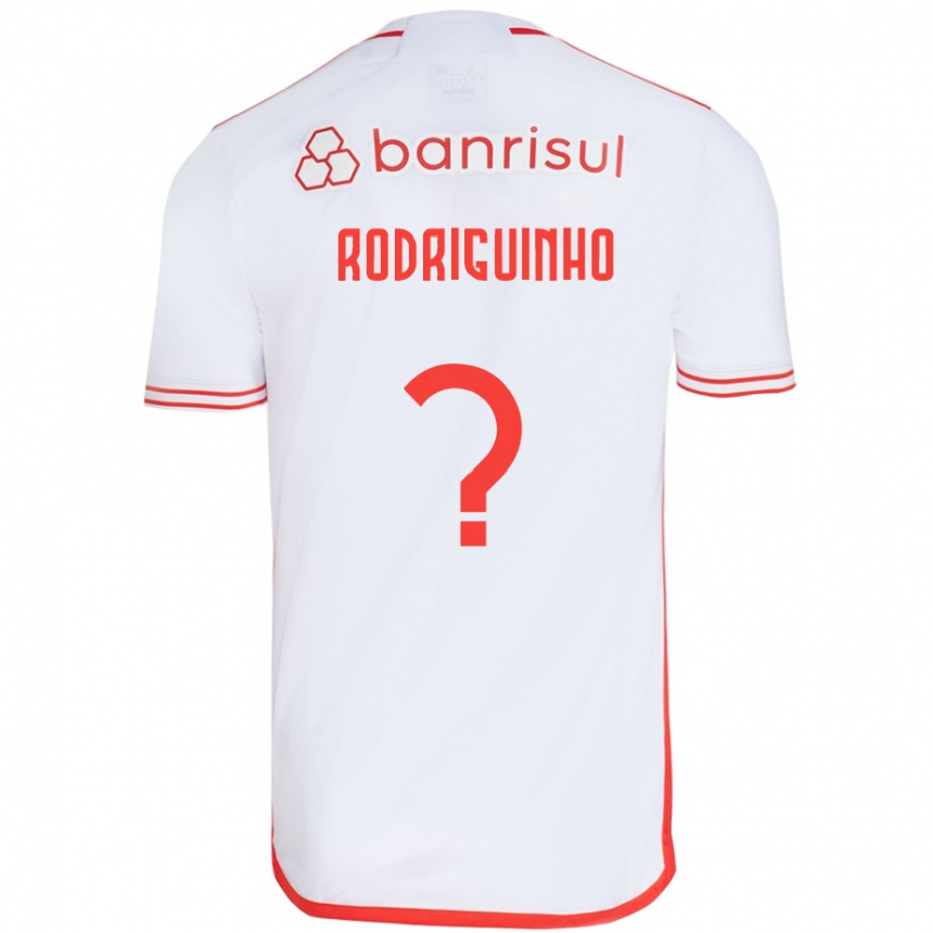 גברים כדורגל Rodriguinho #0 אדום לבן הרחק ג'רזי 2025/26