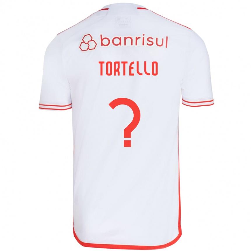 גברים כדורגל Tortello #0 אדום לבן הרחק ג'רזי 2025/26