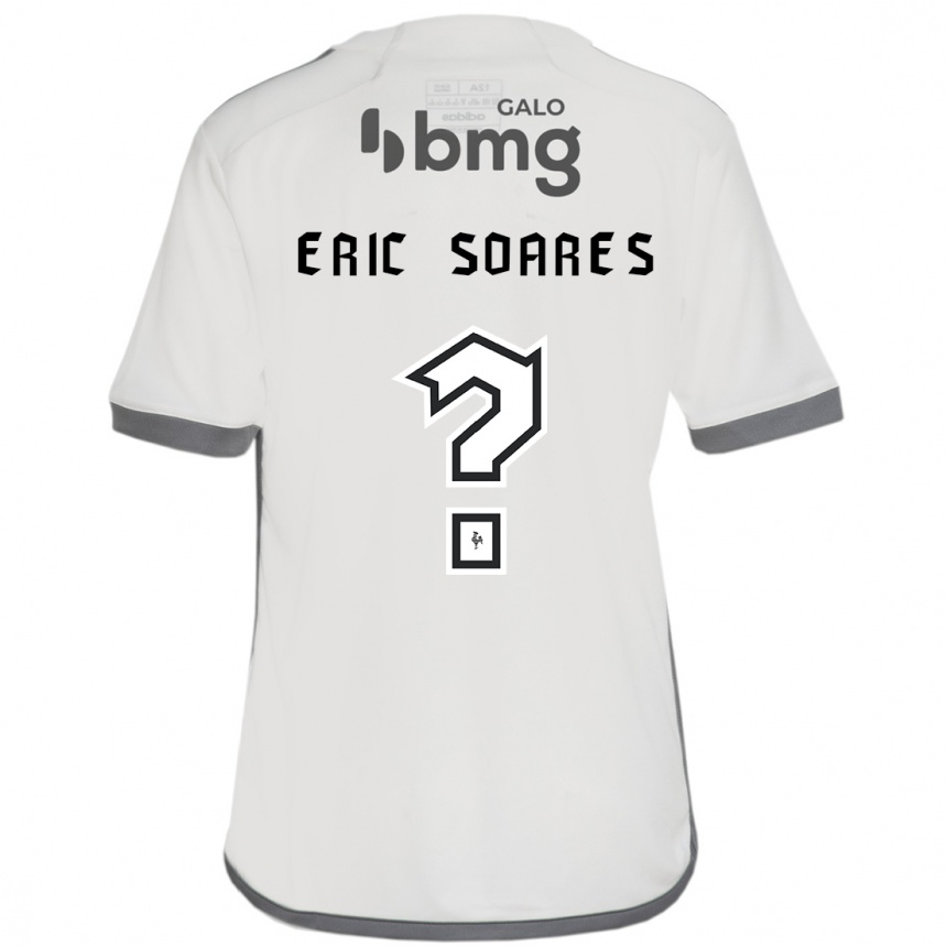 גברים כדורגל Eric Soares #0 לבן שחור הרחק ג'רזי 2025/26